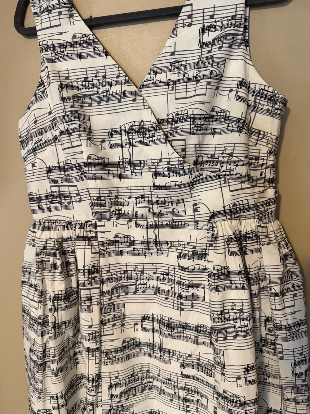 Modcloth Key Of Chic and Music Note Fit-&-Flare Midi Dress - Picture 3 of 10